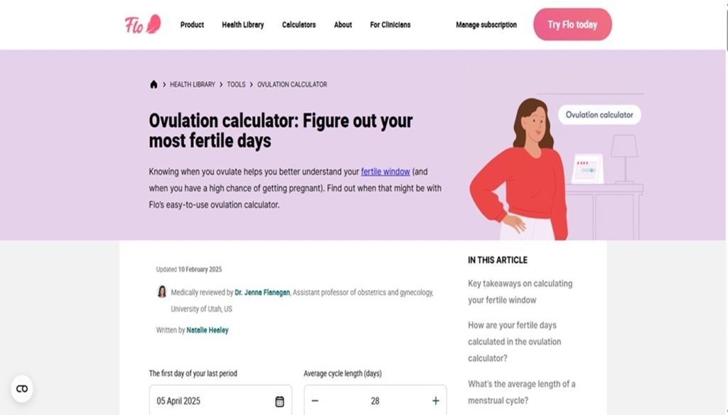 Best period and ovulation tracker app for Android